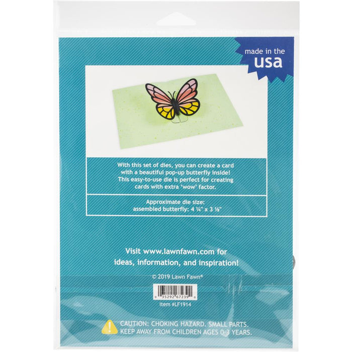 Lawn Cuts Custom Craft Die - Pop-Up Butterfly