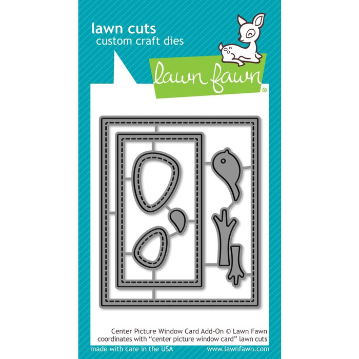 Lawn Cuts Custom Craft Die - Center Picture Window Card Add-On