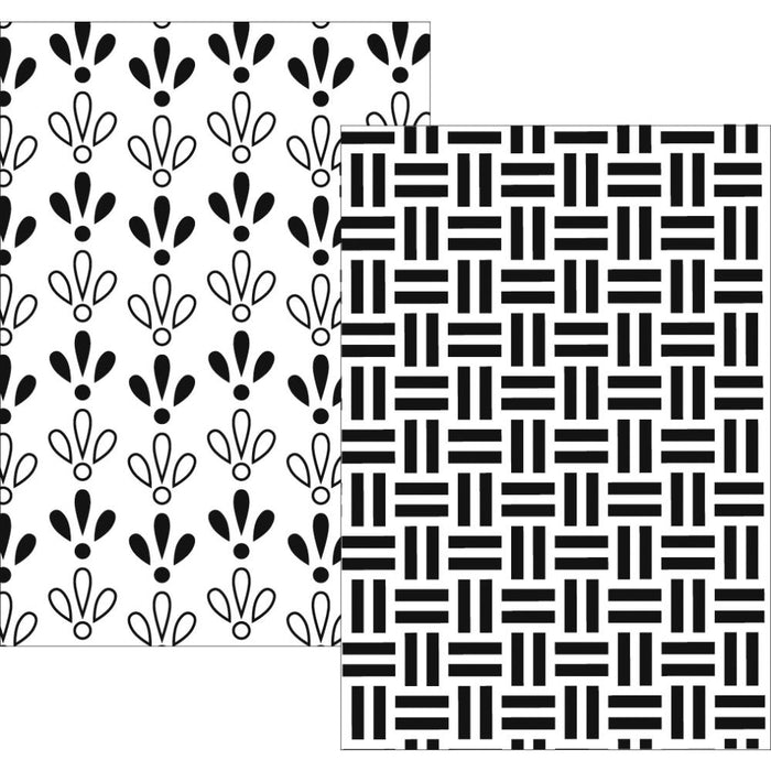 Gina K Designs Foil-Mates Background 5.5"X8.5" 10/Pkg - Harvest Texture