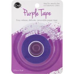 iCraft Removable Purple Tape .5"X15yd Roll
