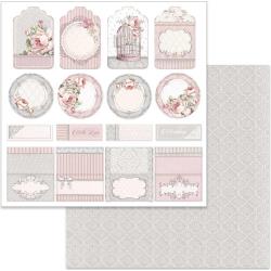 Stamperia Double-Sided Cardstock 12"X12" Wedding Tag & Placeholder