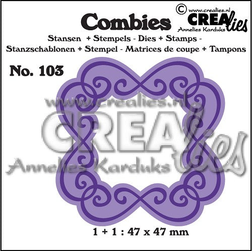 Combies Dies+Stamp No.103 - Frame C