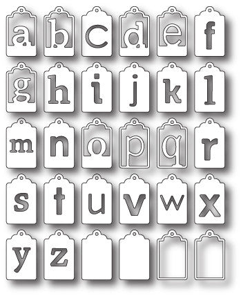 Library Alphabet Tags