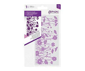 Embossing Folder 5.75” x 2.75” - Country Wildflowers