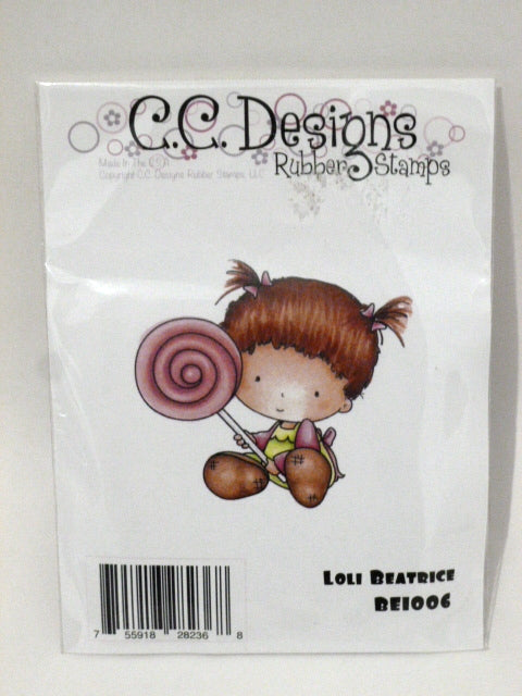 C.C. Designs Rubber Stamp - Loli Bearice BE1006