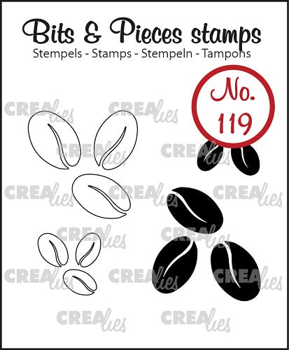 Bits & Pieces stamp no. 119, Coffee beans