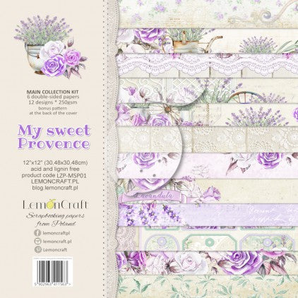 PAD SCRAP PAPERS 6"x6" - LEMONCRAFT - MY SWEET PROVENCE