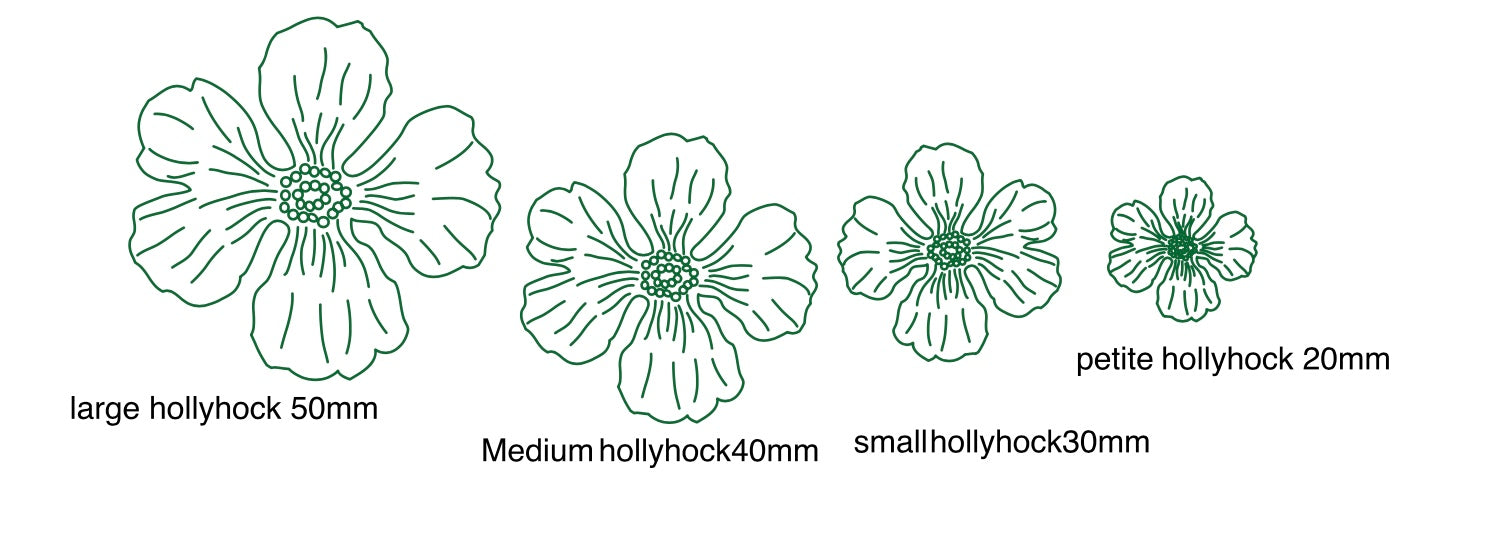 CraftBarn Die/tamp Holly Hock