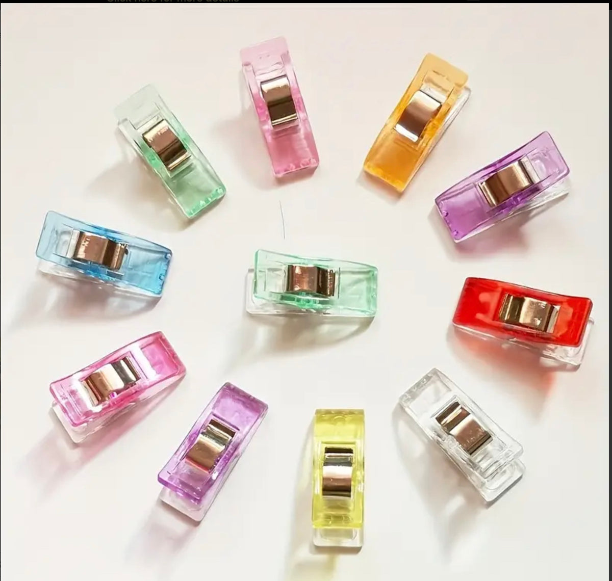 Functional Plastic Clips 10 pack — Jets Craft Shop