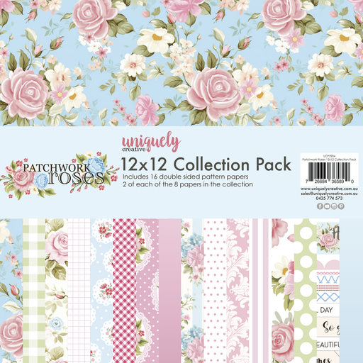 PATCHWORK ROSES 12 X 12 COLLECTION PACK