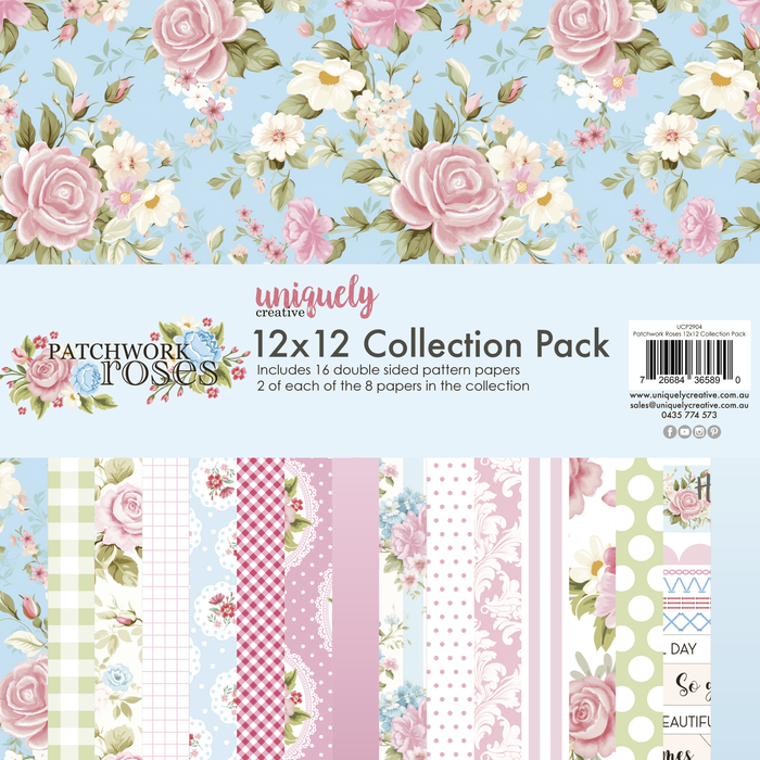 PATCHWORK ROSES 12 X 12 COLLECTION PACK