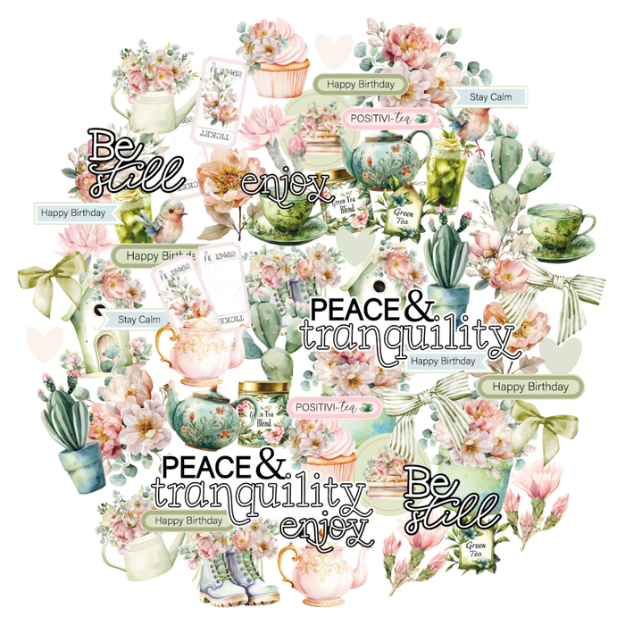 Uniquely Creative  TEA & TRANQUILITY CREATIVE CUTS