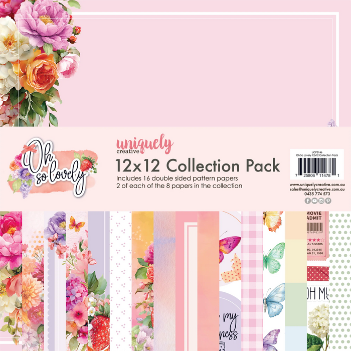 Uniquely Creative 12x12 Collection Pack  Oh So Lovely
