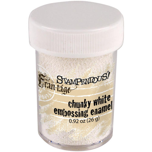 Stampendous Frantage Deep Impression Embossing Enamel .92oz Chunky White