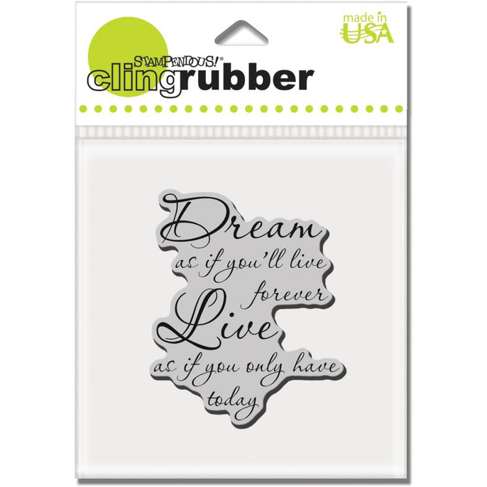 Stampendous Cling Stamp Dream Forever