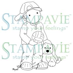 Stampavie Penny Johnson Clear Stamp Playtime, 3.625"
