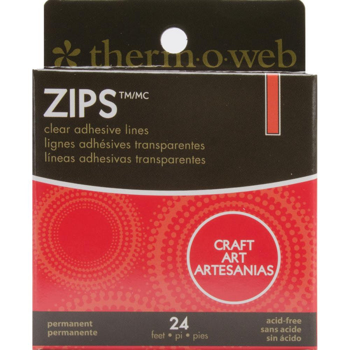 Thermo-O-Web   Zips Clear Adhesive Lines