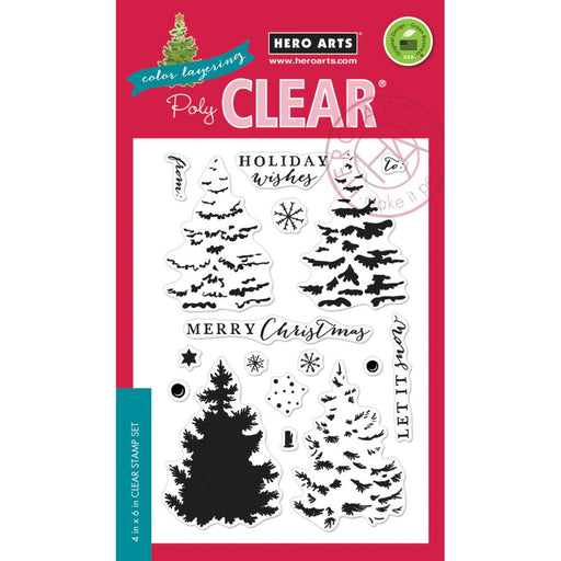 Hero Arts Clear Stamps 4"X6" Color Layering Christmas Tree