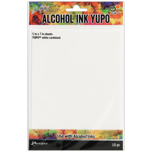 Tim Holtz Alcohol Ink White Yupo Paper 10 Sheets