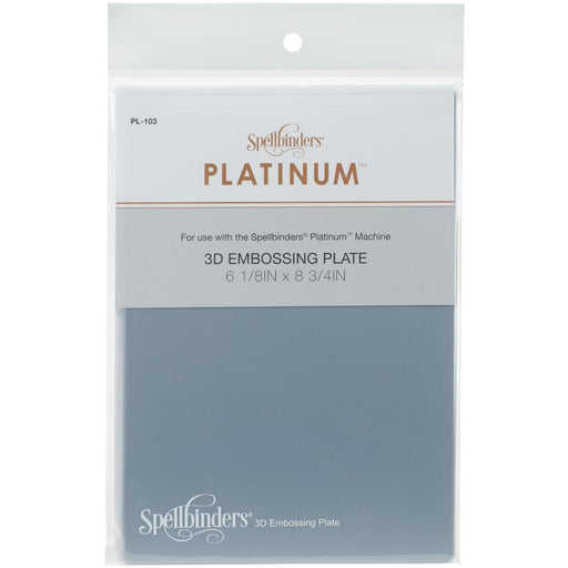 Spellbinders Platinum 3D Embossing Plate