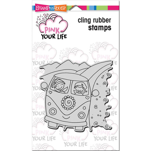 Stampendous Pink Your Life Cling Stamp