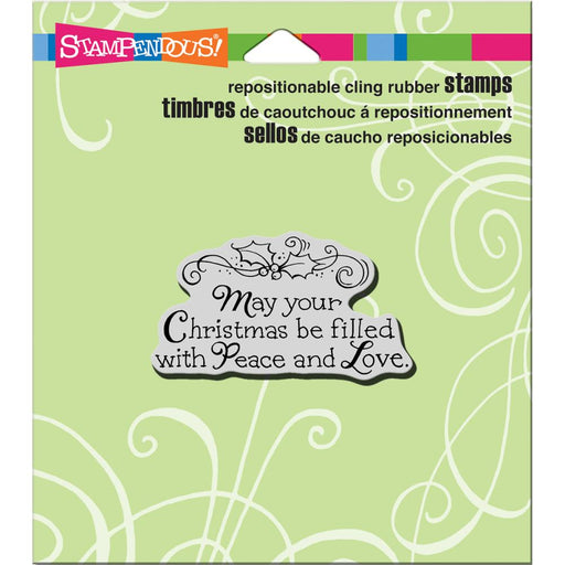 Stampendous Cling Stamp Filled With Love