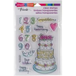 Stampendous Perfectly Clear Stamps Cake Tiers