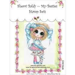 My Besties Clear Stamps 4"X 6" Messy Bessy Frilly Lilly - MYB-0023