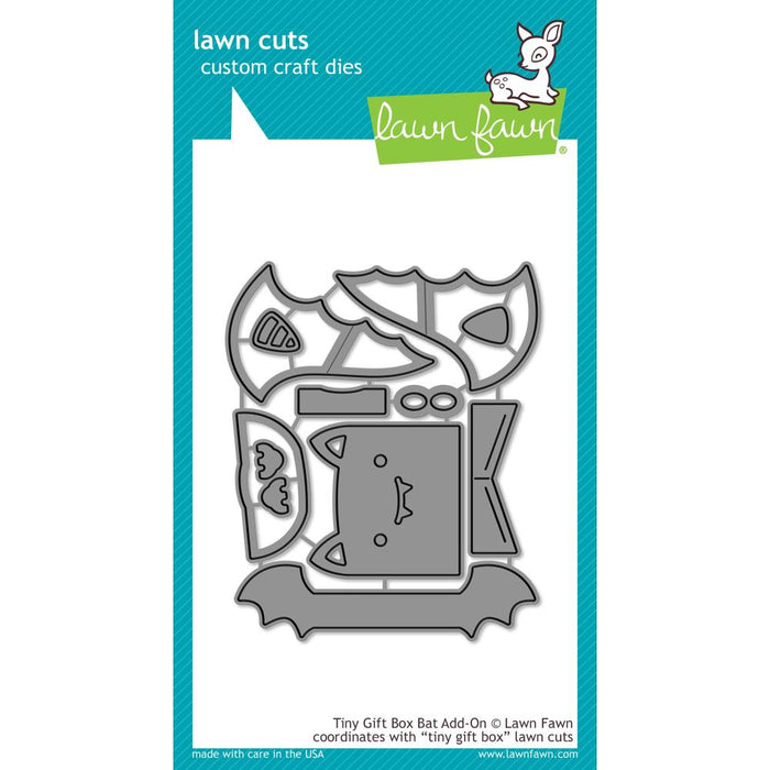 Lawn Cuts Custom Craft Die - Tiny Gift Box Bat Add-On