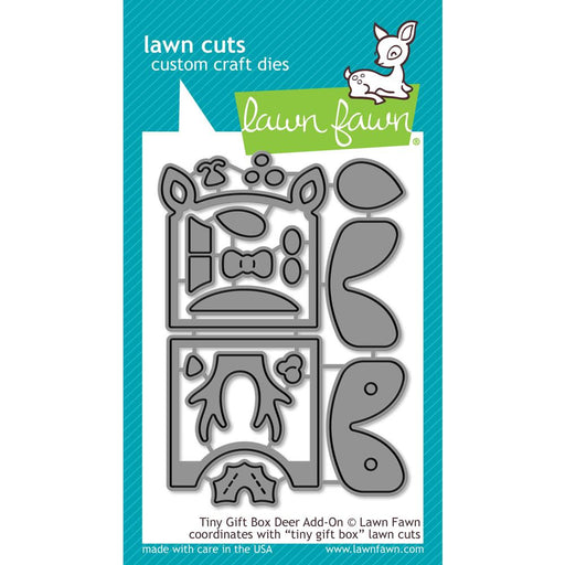 Lawn Cuts Custom Craft Die - Tiny Gift Box Deer Add-On