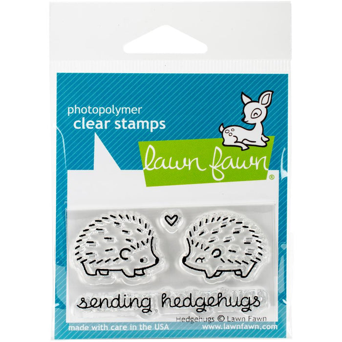 Lawn Fawn Clear Stamps 3"X2" - Hedgehugs