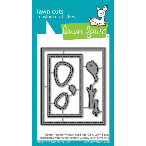 Lawn Cuts Custom Craft Die - Center Picture Window Card Add-On
