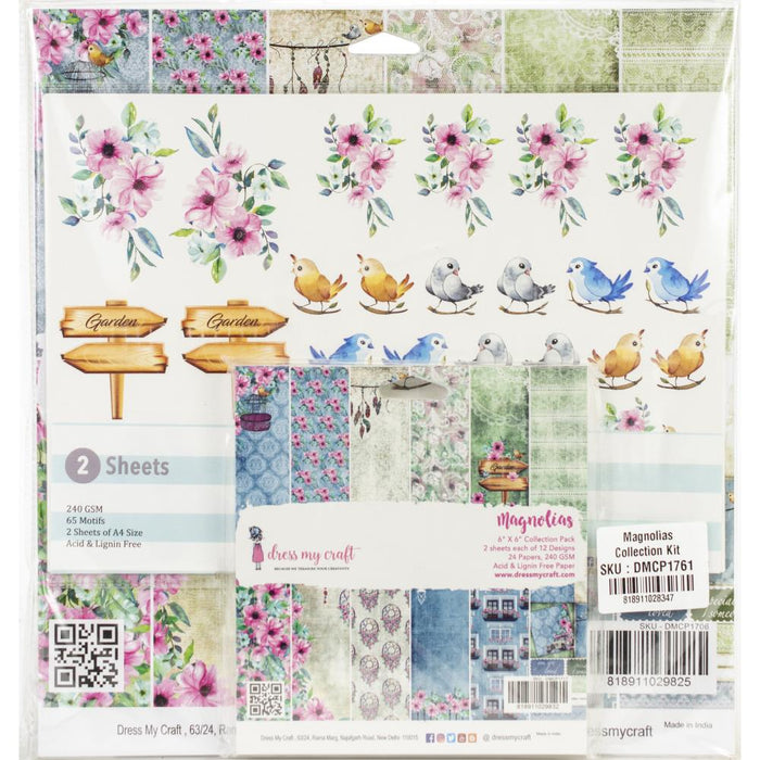 Dress My Crafts Collection Kit - Magnolias