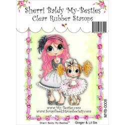 My Besties Clear Stamps 4"X 6" Gill and Lil Sis - MYB-0008