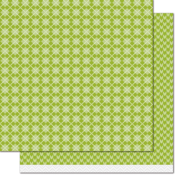 Knit Picky Fall Double-Sided Cardstock 12"X12"