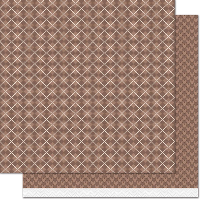Knit Picky Fall Double-Sided Cardstock 12"X12"