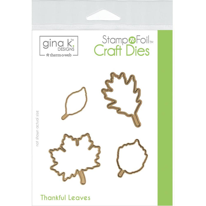 Gina K Designs Die Set - Thankful Leaves