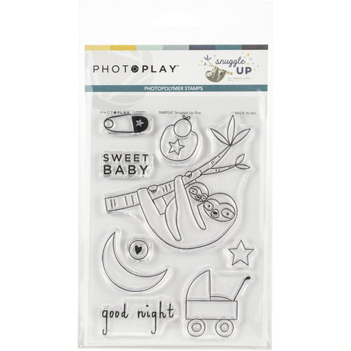 PhotoPlay Photopolymer Stamp - Snuggle Up Boy