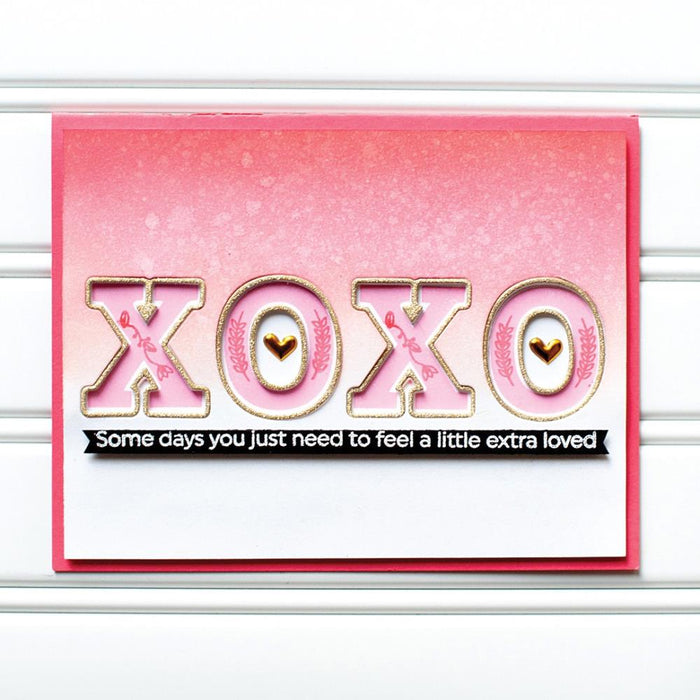 Pinkfresh Studio Clear Stamp Set 6"X8" - Adore Alpha