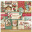 Stamperia Double-Sided Paper Pad 8"X8" 10/Pkg Christmas Vintage, 10 Designs/1 Each