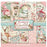 Stamperia Double-Sided Paper Pad 8"X8" 10/Pkg Pink Christmas, 10 Designs/1 Each
