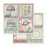 Stamperia Double-Sided Cardstock 12"X12" 4 Frame Decorations
