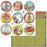 Stamperia Double-Sided Cardstock 12"X12" Christmas Rounds