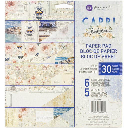 Capri Prima Marketing Double-Sided Paper Pad 8"X8" 30/Pkg