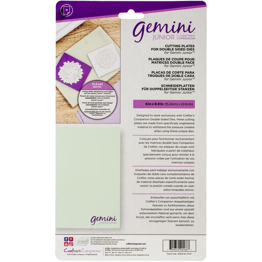 Gemini Junior Clear Cutting Plates 2/Pkg by Gemini