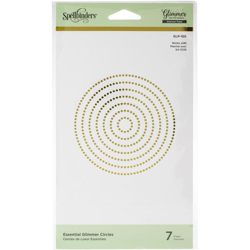 Spellbinders Glimmer Hot Foil Plates - Essential Circles