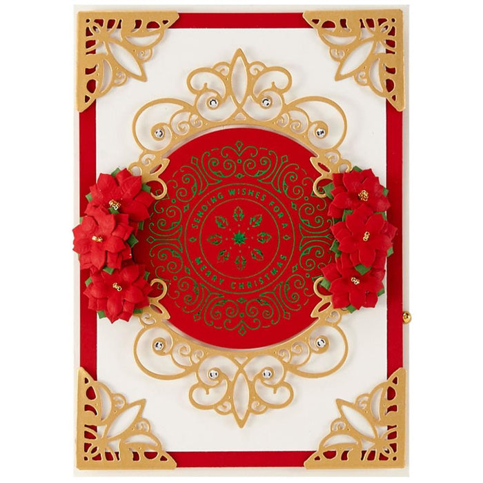 Spellbinders Glimmer Hot Foil Plate By Becca Feeken - Filigree Glimmer Wreaths