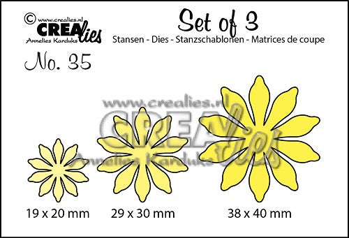 Set of 3 No. 35 - Flowers
