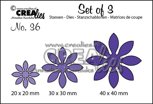 Set of 3 No. 36 - Flowers