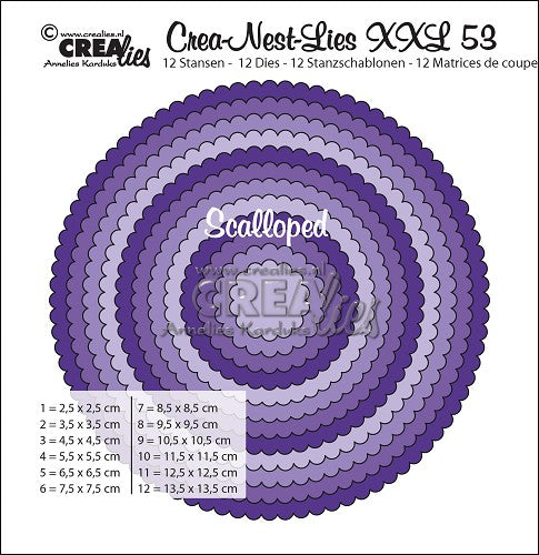Crea-Nest-Lies XXL stansen/dies no. 53